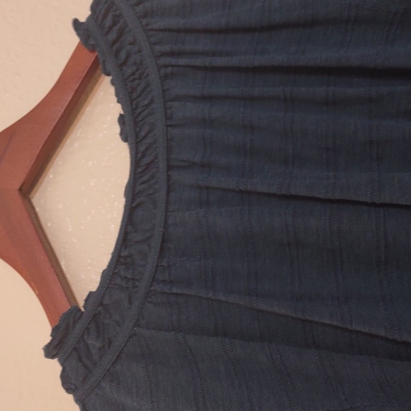 PRE OWNED LANE BRYANT LONG SLEEVE SHIRT COLOR FOREST GREEN SIZE 18/20 - Picture 8 of 12